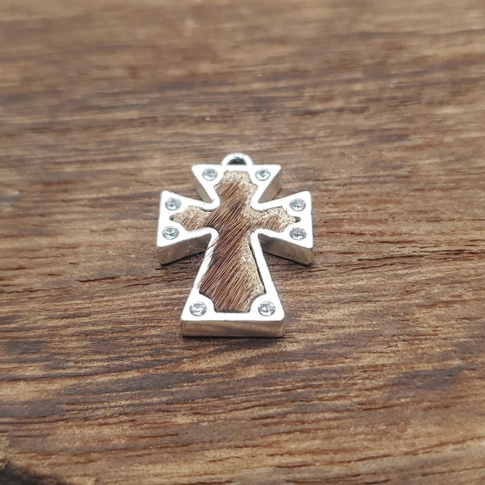 Cathedral cross pendant rosary religious Christian catholic gift idea unisex